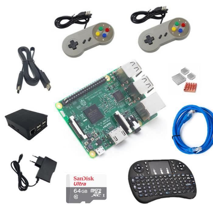 Raspberry Pi 3 Complete Starter Kit + 2 morceaux