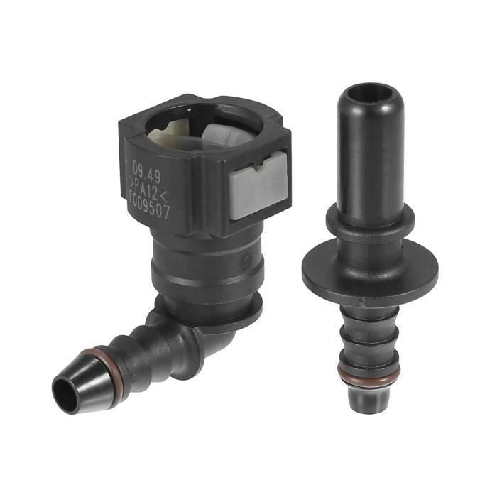 Universale 16mm 0.63 Accoppiatore Auto ID 90 Gradi Silicone Tubo Nero