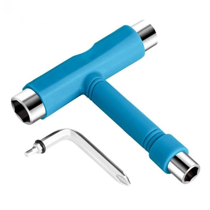 Outil T-Tool Krown Rouge Pour Skateboard Avec Roulements Spitfire Cheapshots - Kit D'entretien Complet