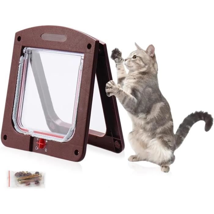 Chatiere Pour Chat Isolante 24X20X3Cm Chattiere Porte Chat Trappe Chat — free download