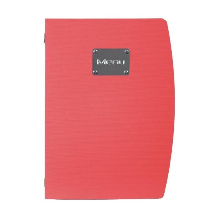 Securit Rio A4 Menu Porte-Rouge