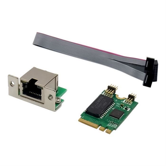 Carte Réseau PCIe Gigabit - Port RJ45 Unique, Puce RTL8111e, 10/100/1000 Mbps, Compatible Windows/Linux
