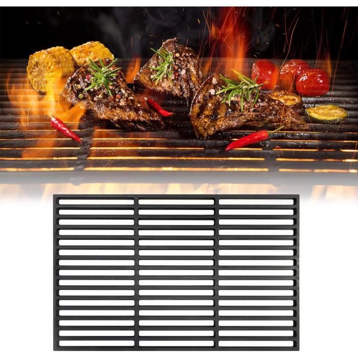 A Quoi Sert La Grille Au Fond Du Barbecue Grille De Barbecue 18 JOIEYOU Grille de barbecue en fonte émaillée massive 60 x 40 cm pour