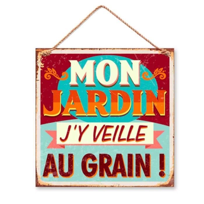 Plaque Murale Métallique 3D 'Le Gras C'est La Vie' - Déco Humour - Neuf Sous Blister