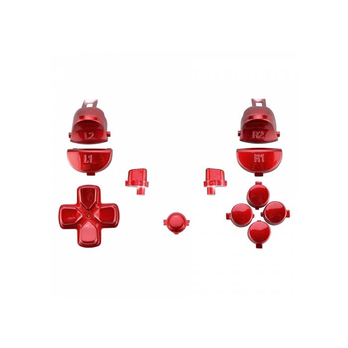 Lot de boutons PS4 Chrome - vue 2