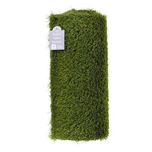 Talking Tables MIX-GRASSRUNNER Artificial Grass Runner Party Table Decoration Length 5 foot (15m) Green