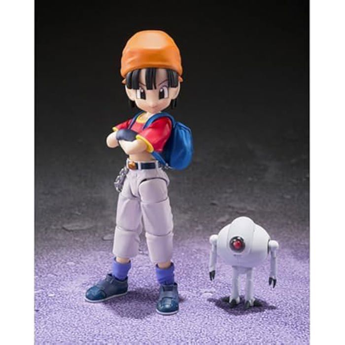 Figurine - TAMASHII NATIONS - Pan GT & Gill - 9 cm - Dragon Ball GT - Accessoires inclus