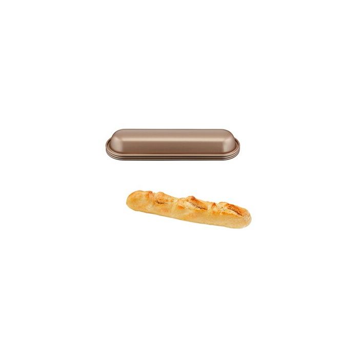 Tefal Creabake - Lot De 3 Moules à Mini-Cakes Antiadhésifs - Format Rose Et Empilable