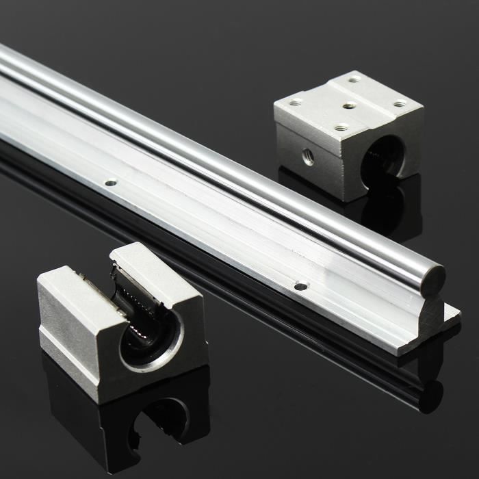 Produktbild von SBS30 Linearführung Unterstützt – 800 Mm, 30 Mm Welle, Aluminiumbasis, Präzise & Stabil
