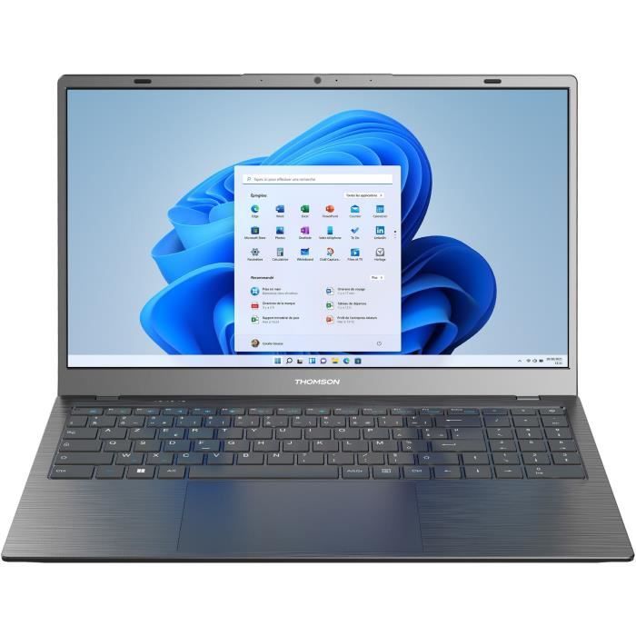 PC Portable – THOMSON – TH17I510-16SL512 – 173 HD – Intel Core i5 – RAM 16Go – Stockage 512Go SSD – Windows 11 – AZERTY