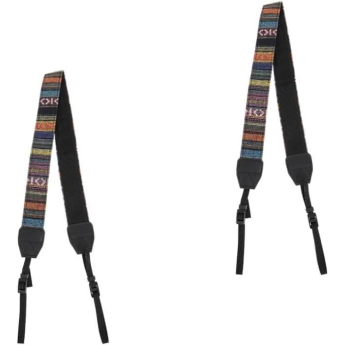 Sling Per Fotocamera Regolabile - In Tela E Pelle PU, Lavabile, Per Reflex Digitali E Altri Dispositivi