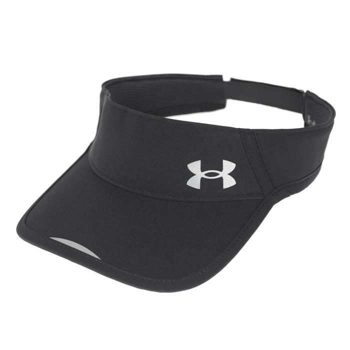 Casquette de course UNDER ARMOUR Isochill Launch Run Visor pour homme - Noir