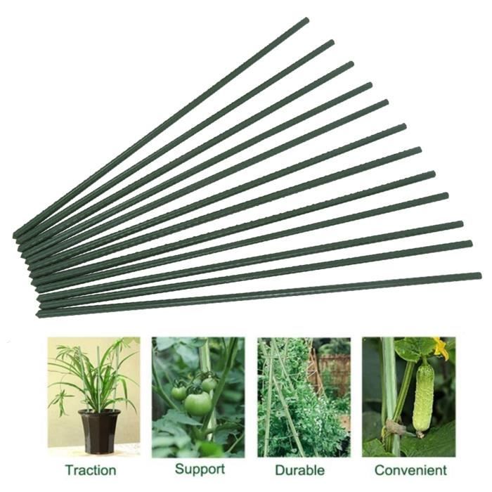 Quanjucheer 30 pcs 17 cm Plastique descalade support pour plantes Attaches de câble Green 