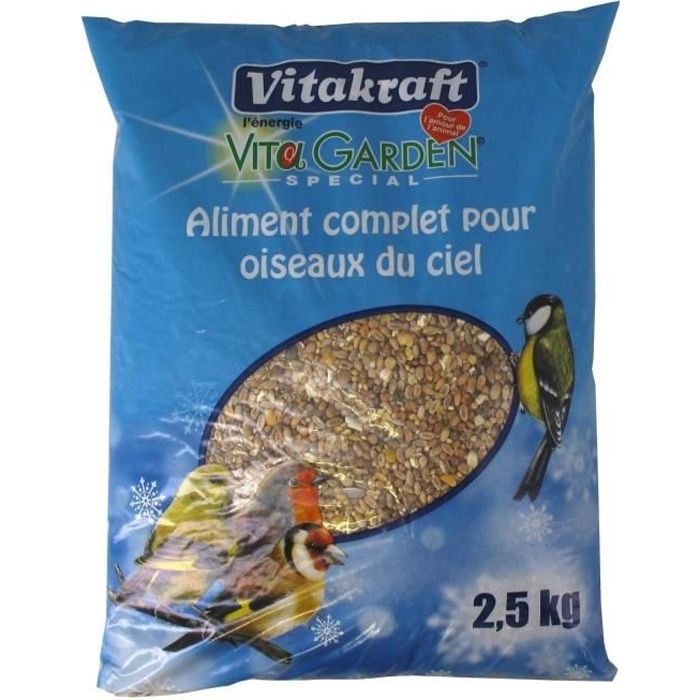 VITAKRAFT Vita Garden Graines pour oiseaux du ciel - paquet de 2,5 kg -  Cdiscount Animalerie