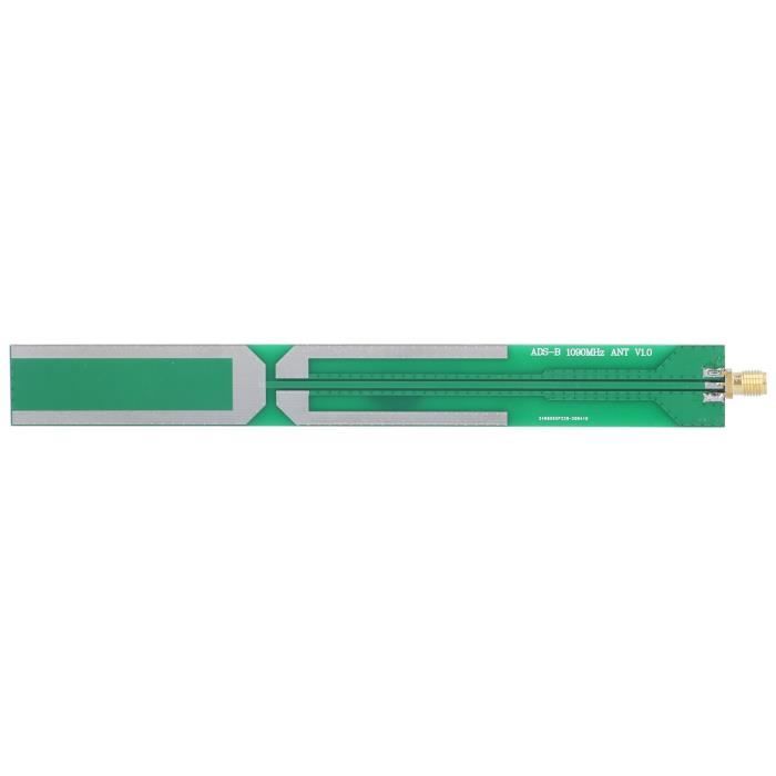 Antenne ADS-B 1090 MHz Avec Amplificateur - Connecteur SMA Femelle - Pour Réception Aéronautique, Suivi Avion - Dimensions 20x170 Mm