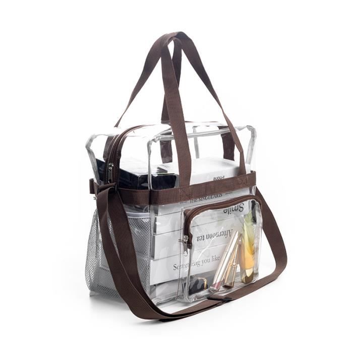 Sibba Sac Fourre Tout Transparent Grande Trousse De Rangement