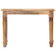 |7951Console extensible Classique - Table console Table d'appoint Armoire console Table de Salon 110 x 35 x 77 cm Bois de manguier-1