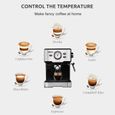 HiBREW – Machine à café Expresso H5 en inox, cafetière semi-automatique, 20 bars, affichage de la température-1