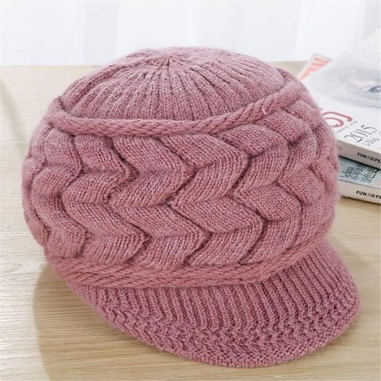 Bonnet D'hiver Pittsburgh Steelers - Tricoté, Rose, Taille Unique, NEUF Licence Officielle