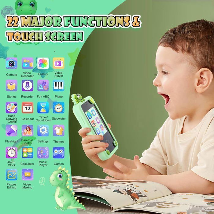 Abaodam Lot De 8 Téléphones Chuchotés Pour Enfants – Jouets De Lecture Et Orthophonie, Couleurs Vives, Taille Compacte