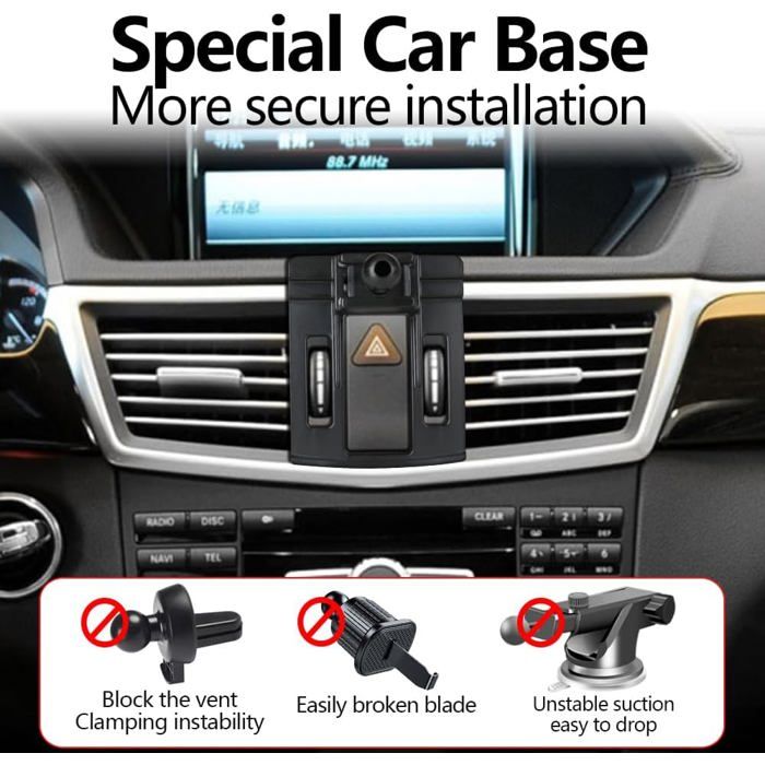 Fitcamx 4K Dash Cam Adapts for Mercedes-Benz GLC W204 W205 & C Class X253 (Model 6105), Integrated OEM Look, UHD 2160P Video, Loop Recording, Built-in WiFi & APP, G-Sensor, Easy to