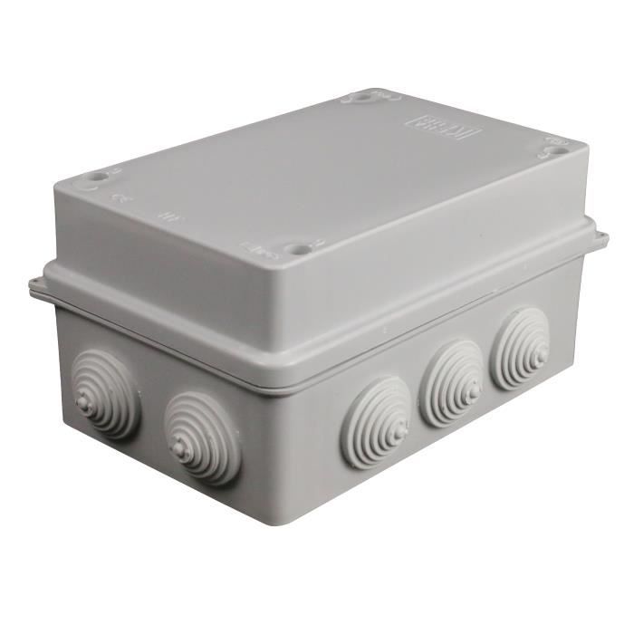 boîte de dérivation électrique étanche IP54 - 175x110x83mm