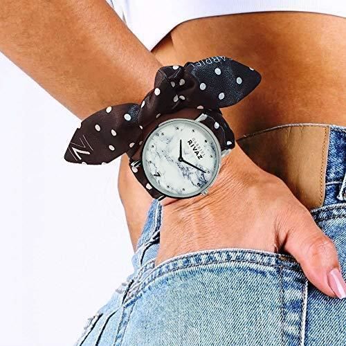 GABRIEL RIVAZ Montre Bracelet Foulard sign e Bracelet en Soie