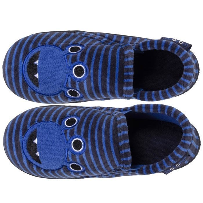 Chaussons Isotoner Pour Garçon - Mocassins Confortables à Enfiler - Semelle Ergonomique - Lavable Machine