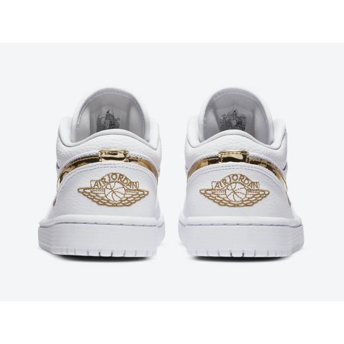 Jordan blanche top et doré