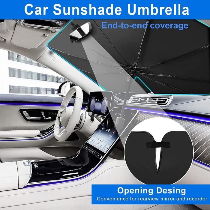 Pare-soleil voiture pour pare-brise car parasol - venteo - contre les  rayons uv - pare-brise avant