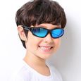 SHARPHY Lunettes de soleil enfant garçon sports de plein air polarisées Anti-UV400 lunettes de soleil enfant garçon fille-2