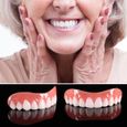 Perfect smile veneers Silicone faux soins dentaires instantanés Secure placages de dents d'hygiène bucco-dentaire naturelle-2
