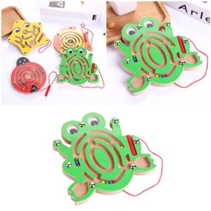 TABLE JOUET D'ACTIVITÉ Puzzle de labyrinthe en bois aimantée magnétique e