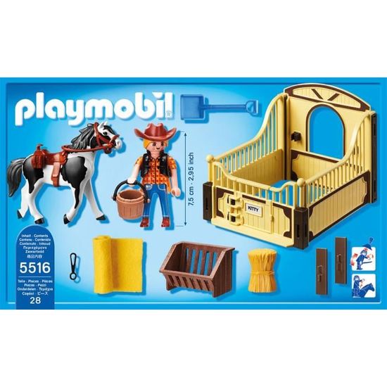 PLAYMOBIL N° 5512 PACK 2 FIGURINES WESTERN BANDIT SHERIFF SOUS BLISTER NEUF