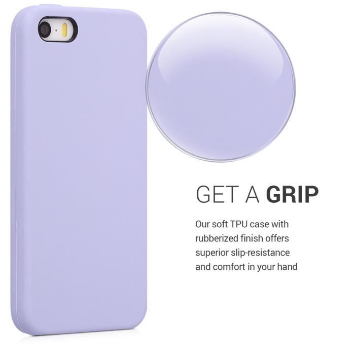 Coque Gel Souple Pour IPhone 5/5S - Motif Fantaisie 'Robe Rouge', Incassable, Marque Novago, Neuve