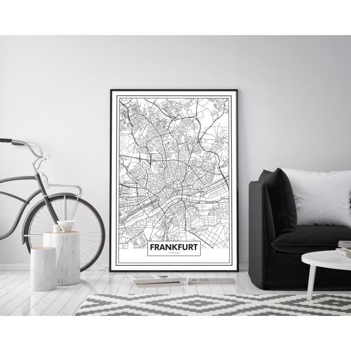 Affiche carte de l'Europe 50×70 cm