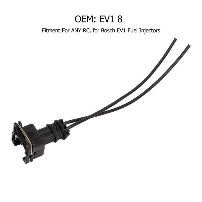 Lot 8 Embouts Injecteur Carburant EV1 OBD1 Plug Wire Harness Pigtail Greluma
