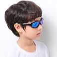 SHARPHY Lunettes de soleil enfant garçon sports de plein air polarisées Anti-UV400 lunettes de soleil enfant garçon fille-3