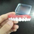 Perfect smile veneers Silicone faux soins dentaires instantanés Secure placages de dents d'hygiène bucco-dentaire naturelle-3