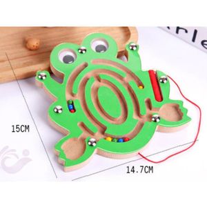 TABLE JOUET D'ACTIVITÉ Puzzle de labyrinthe en bois aimantée magnétique e