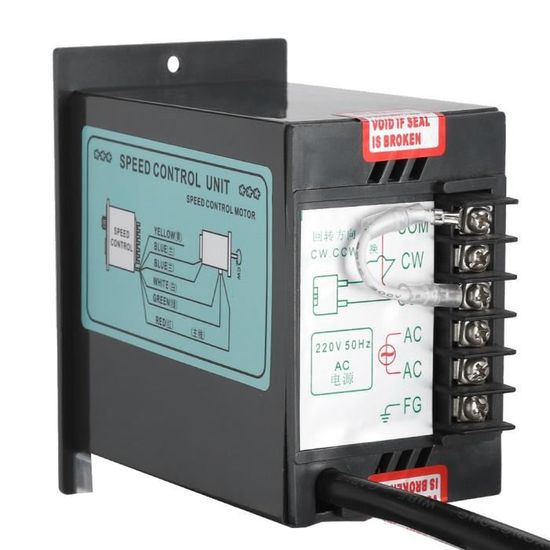 Contrôleur de vitesse de moteur monophasé AC220V 50hz 0~500W DC 0~220
