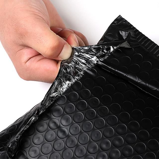 Lot 16 Enveloppes à Bulles Noires 15x20 Cm SULOLI – Matelassées Auto-Scellantes Étanchées Pour Expédition