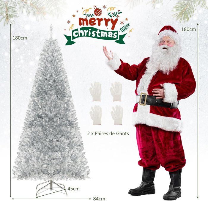 Sapin De Noël Artificiel Lumineux 150H Cm Fibre Optique Multicolore Support Pied 180 Branches Etoile Sommet Brillante Vert 98930825 Sapin De Noël Artificiel Lumineux 150H Cm Fibre Optique Multicolore Support Pied 180 Branches Etoile Sommet Brillante Vert 98930825