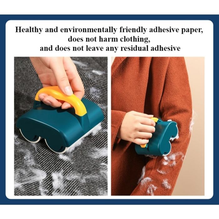 Onefitow Rouleau Anti-Peluches Réutilisable En Gel – Lavable – Vert Foncé – Poils Animaux & Vêtements