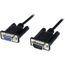 StarTech.com C/âble s/érie DB9 RS232 noir en liaison directe 1/ m/ M//F