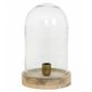 Lampe Dome De Verre Celebes Luminaire D Appoint Bois Naturel A