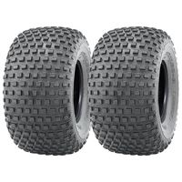 22x11.00-8 Knobby pneu VTT, Quad remorque 22 11 8 pneu 4 plis droits d'lourd, lot de 2