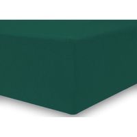 Drap Housse Vert émeraude 100% coton  180-200X200 cm