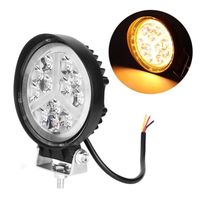 Phare à LED, 4.5 pouces LED Phare Super Lumineux LED Lampe de Travail Étanche Voiture Modification Lampe de Travail Ronde Pour