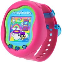 Tamagotchi Uni - Bandai - Modèle Rose - Animal de compagnie virtuel connecté avec bracelet montre